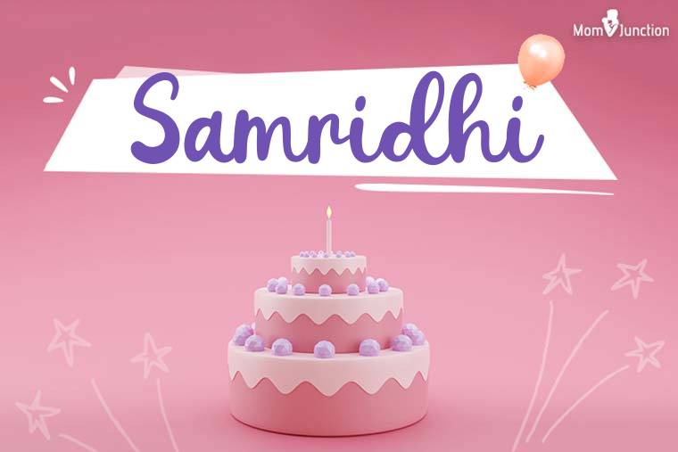 Samridhi Birthday Wallpaper