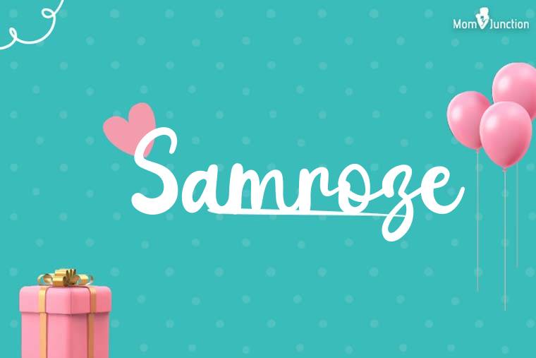 Samroze Birthday Wallpaper