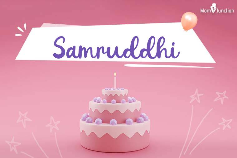 Samruddhi Birthday Wallpaper