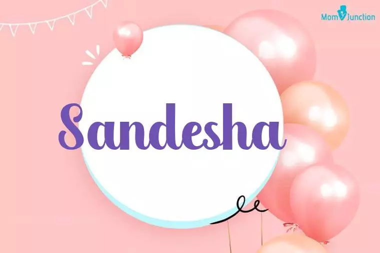 Sandesha Birthday Wallpaper