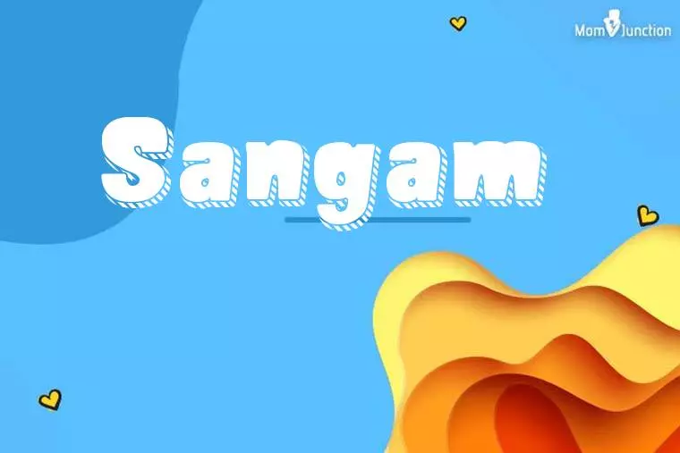 Sangam 3D Wallpaper