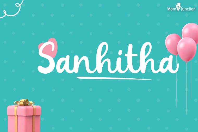 Sanhitha Birthday Wallpaper