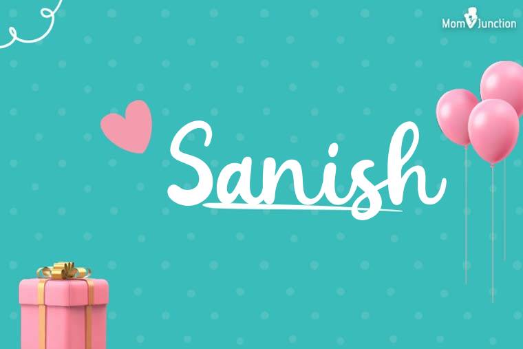 Sanish Birthday Wallpaper