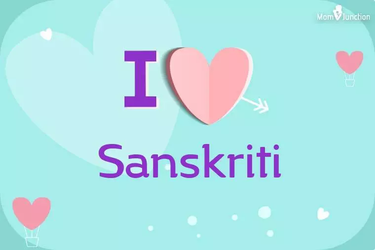 I Love Sanskriti Wallpaper