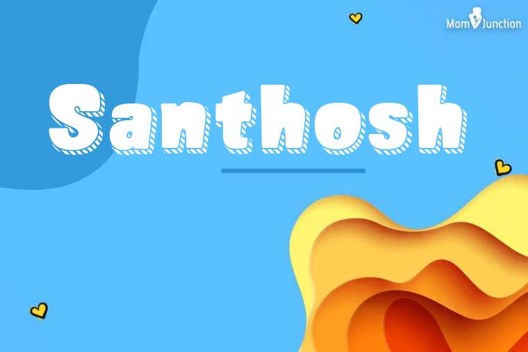 Santhosh 3D Wallpaper
