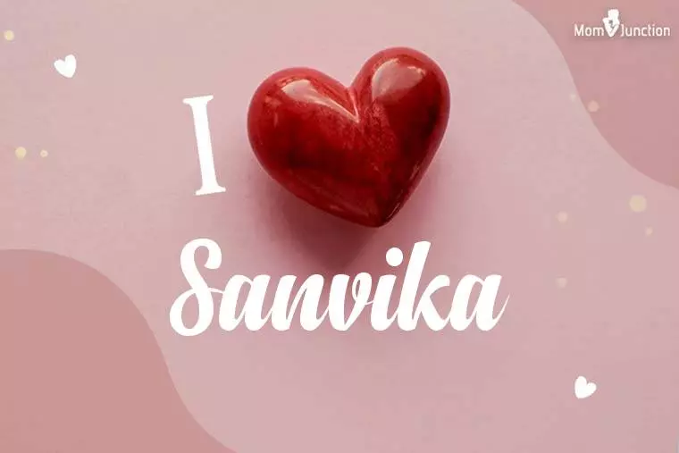 I Love Sanvika Wallpaper