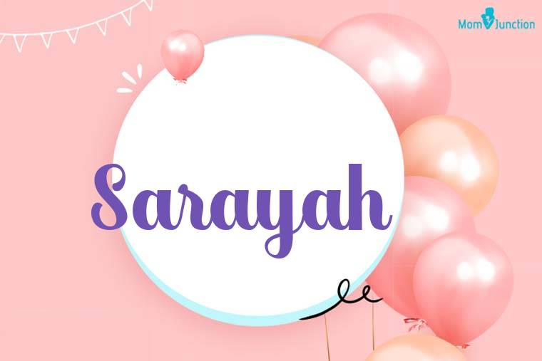 Sarayah Birthday Wallpaper