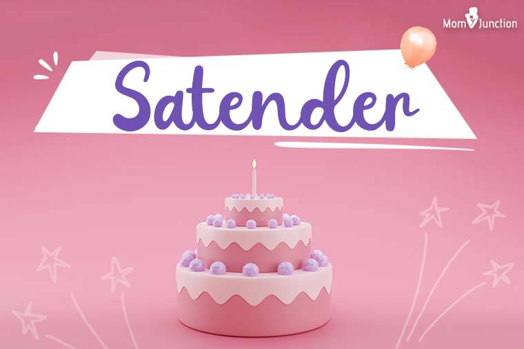 Satender Birthday Wallpaper