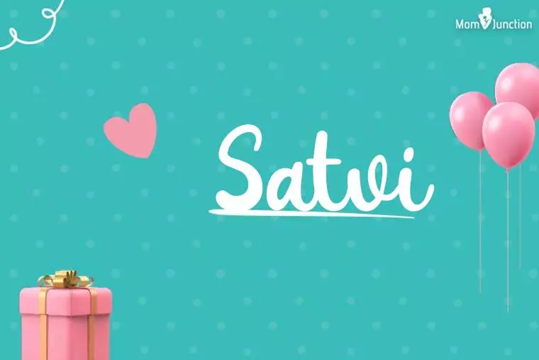 Satvi Birthday Wallpaper