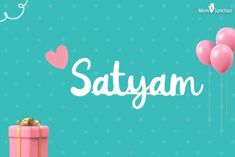 Satyam Birthday Wallpaper