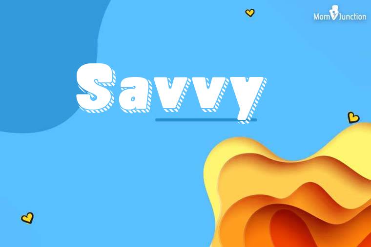 Savvy 3D Wallpaper