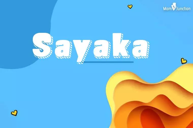 Sayaka 3D Wallpaper