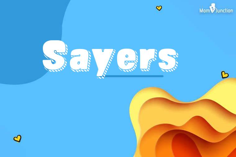 Sayers 3D Wallpaper