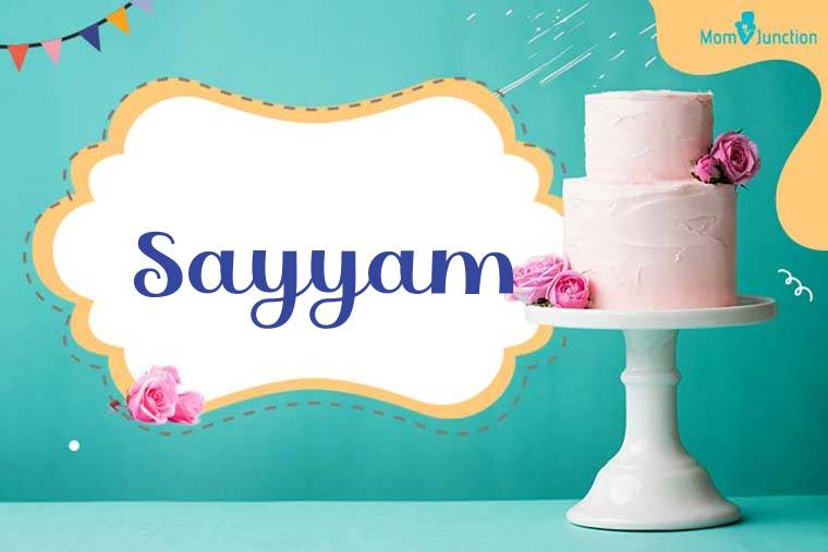 Sayyam Birthday Wallpaper