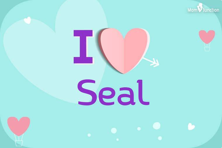 I Love Seal Wallpaper