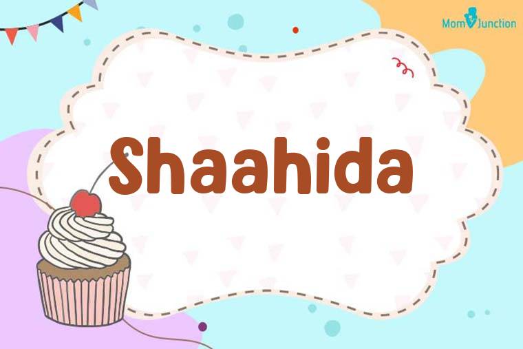 Shaahida Birthday Wallpaper