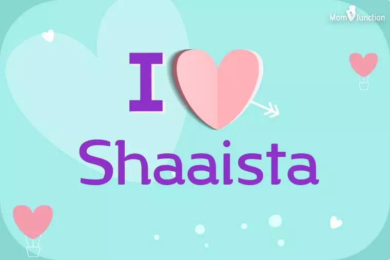 I Love Shaaista Wallpaper