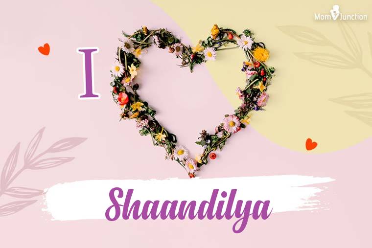 I Love Shaandilya Wallpaper