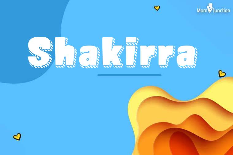 Shakirra 3D Wallpaper