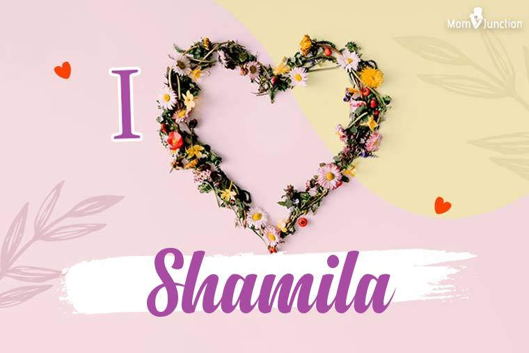 I Love Shamila Wallpaper