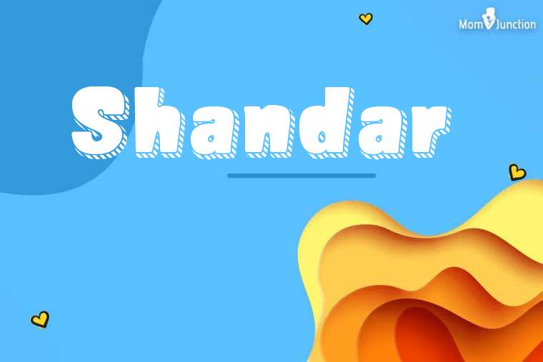 Shandar 3D Wallpaper