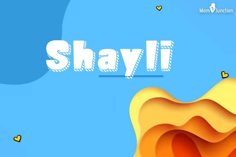 Shayli 3D Wallpaper