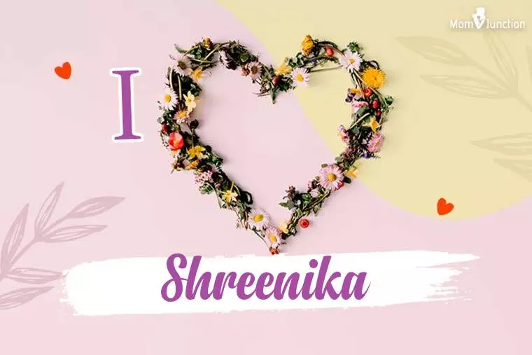 I Love Shreenika Wallpaper