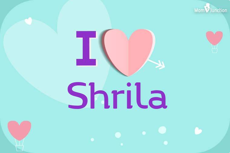 I Love Shrila Wallpaper