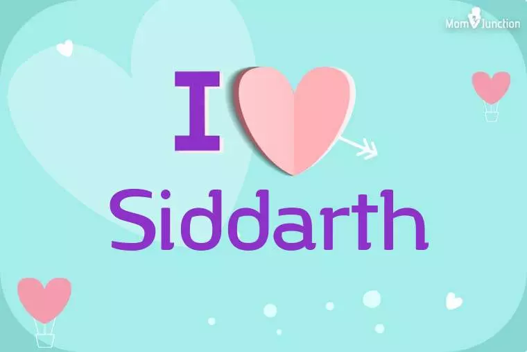 I Love Siddarth Wallpaper