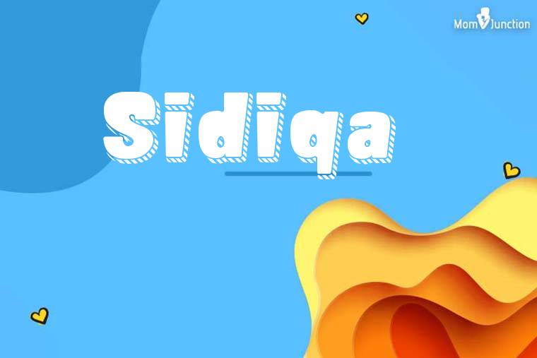 Sidiqa 3D Wallpaper