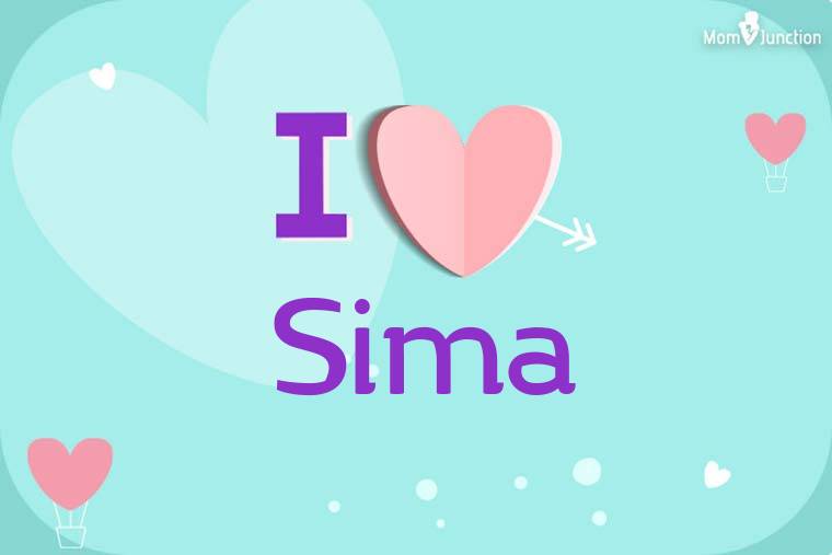 I Love Sima Wallpaper