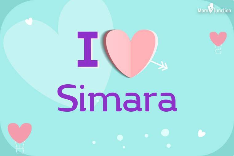 I Love Simara Wallpaper