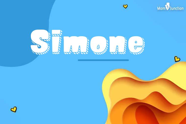 Simone 3D Wallpaper