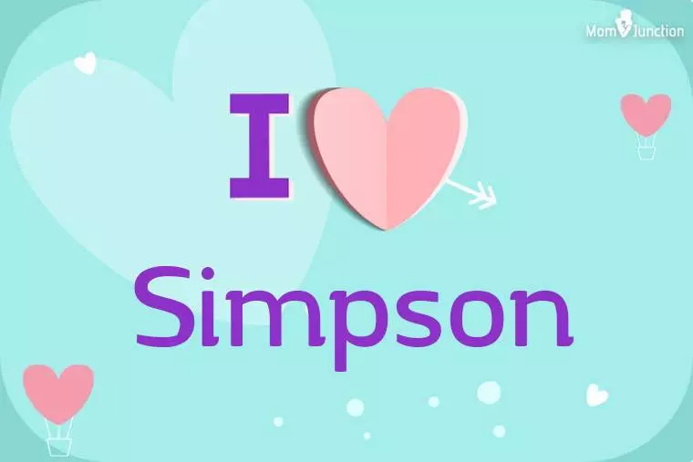 I Love Simpson Wallpaper