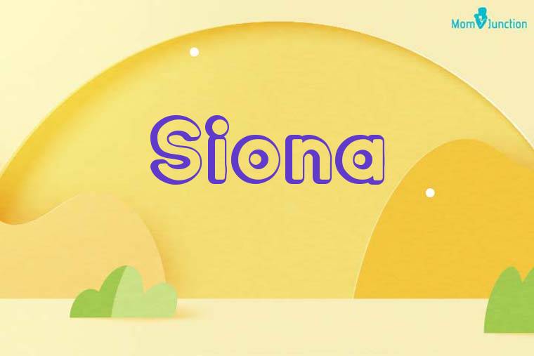 Siona 3D Wallpaper