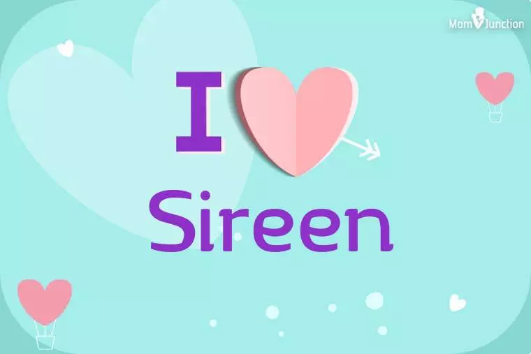I Love Sireen Wallpaper