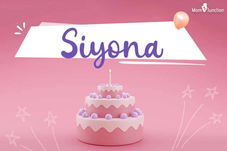 Siyona Birthday Wallpaper