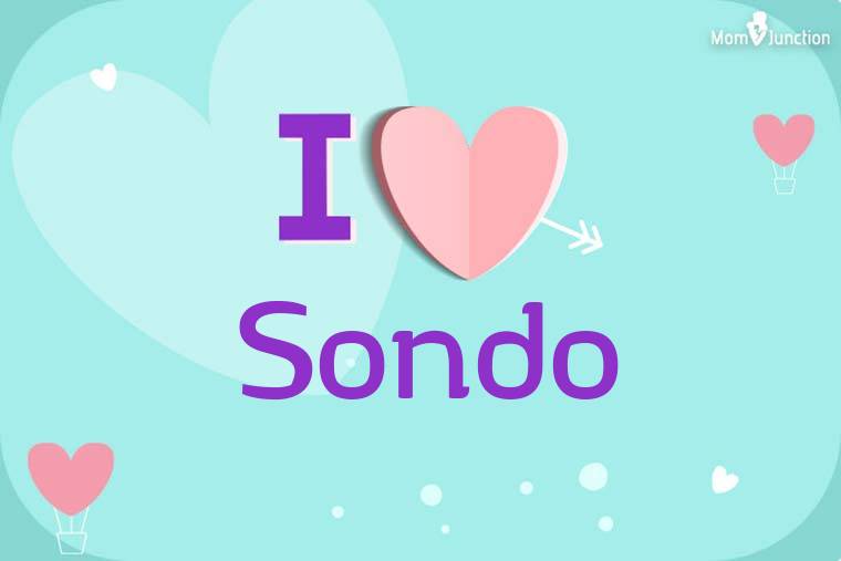 I Love Sondo Wallpaper