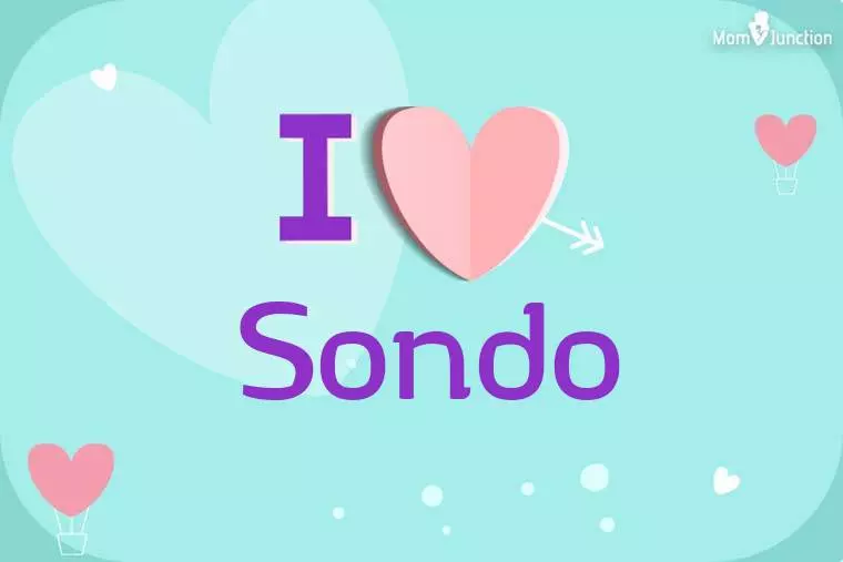 I Love Sondo Wallpaper