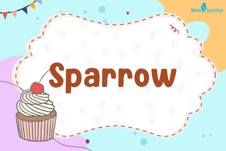 Sparrow Birthday Wallpaper