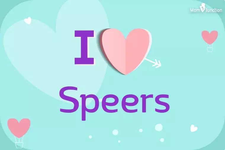 I Love Speers Wallpaper