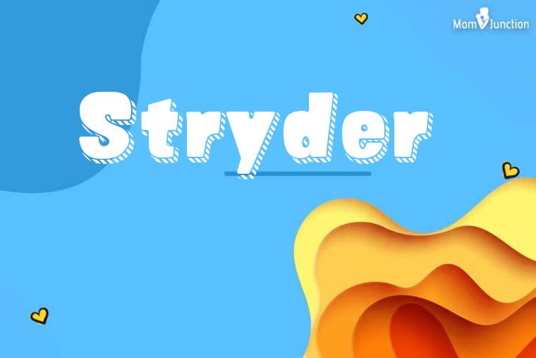 Stryder 3D Wallpaper