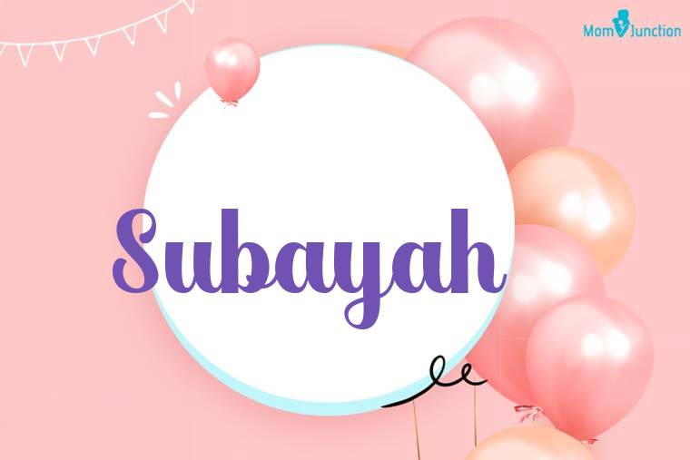 Subayah Birthday Wallpaper
