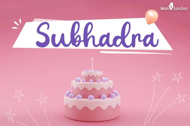 Subhadra Birthday Wallpaper