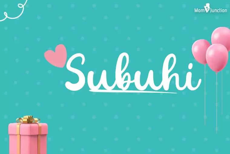 Subuhi Birthday Wallpaper