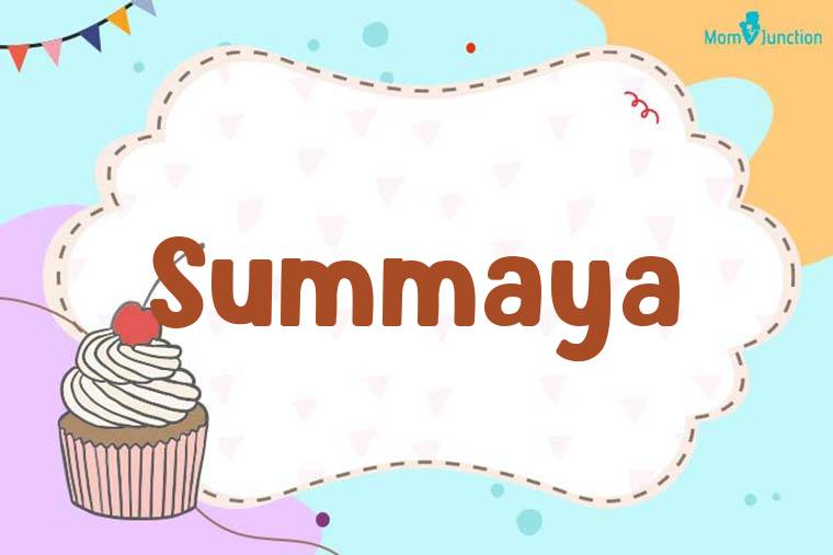 Summaya Birthday Wallpaper