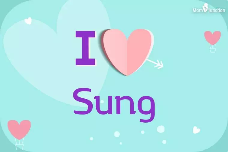 I Love Sung Wallpaper