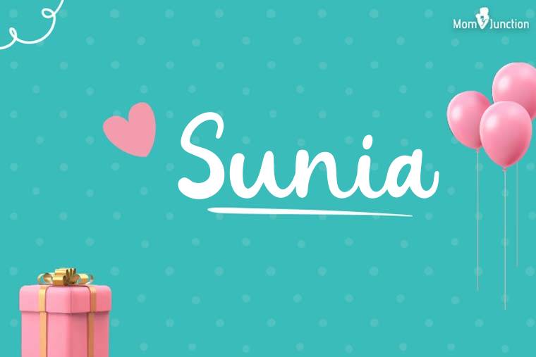 Sunia Birthday Wallpaper