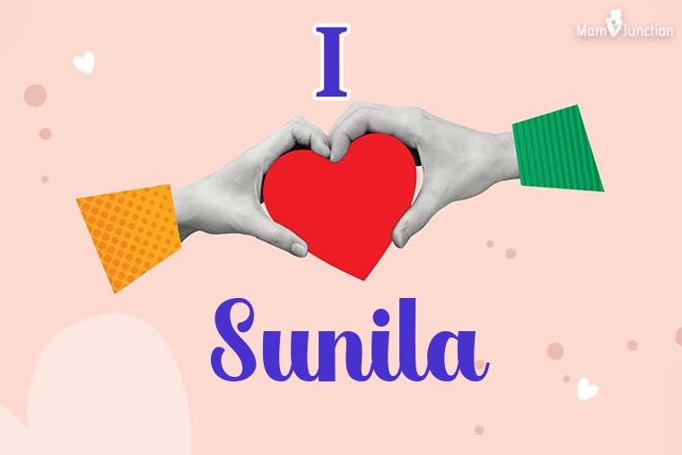I Love Sunila Wallpaper