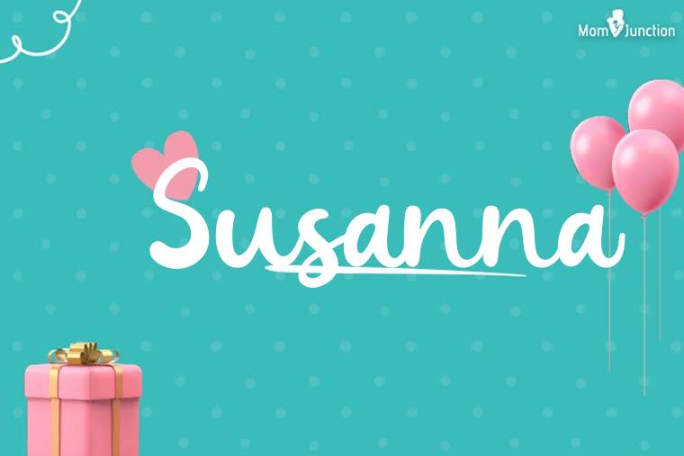 Susanna Birthday Wallpaper